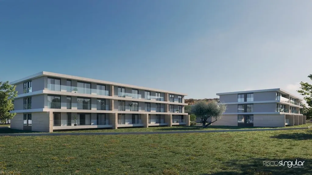 Apartamento T3 em fase de construção, c/ 3 frentes e garagem fechada
