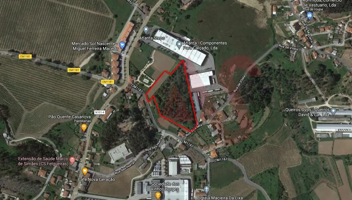 Land for sale in Felgueiras, Portugal — €150,000