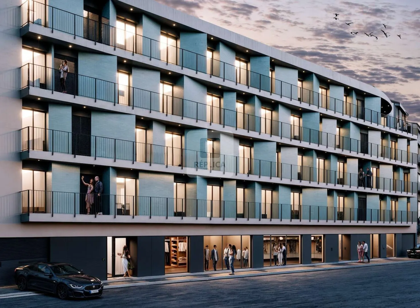 Apartamento T0 com terraço próximo ao Pólo Universitário em Paranhos