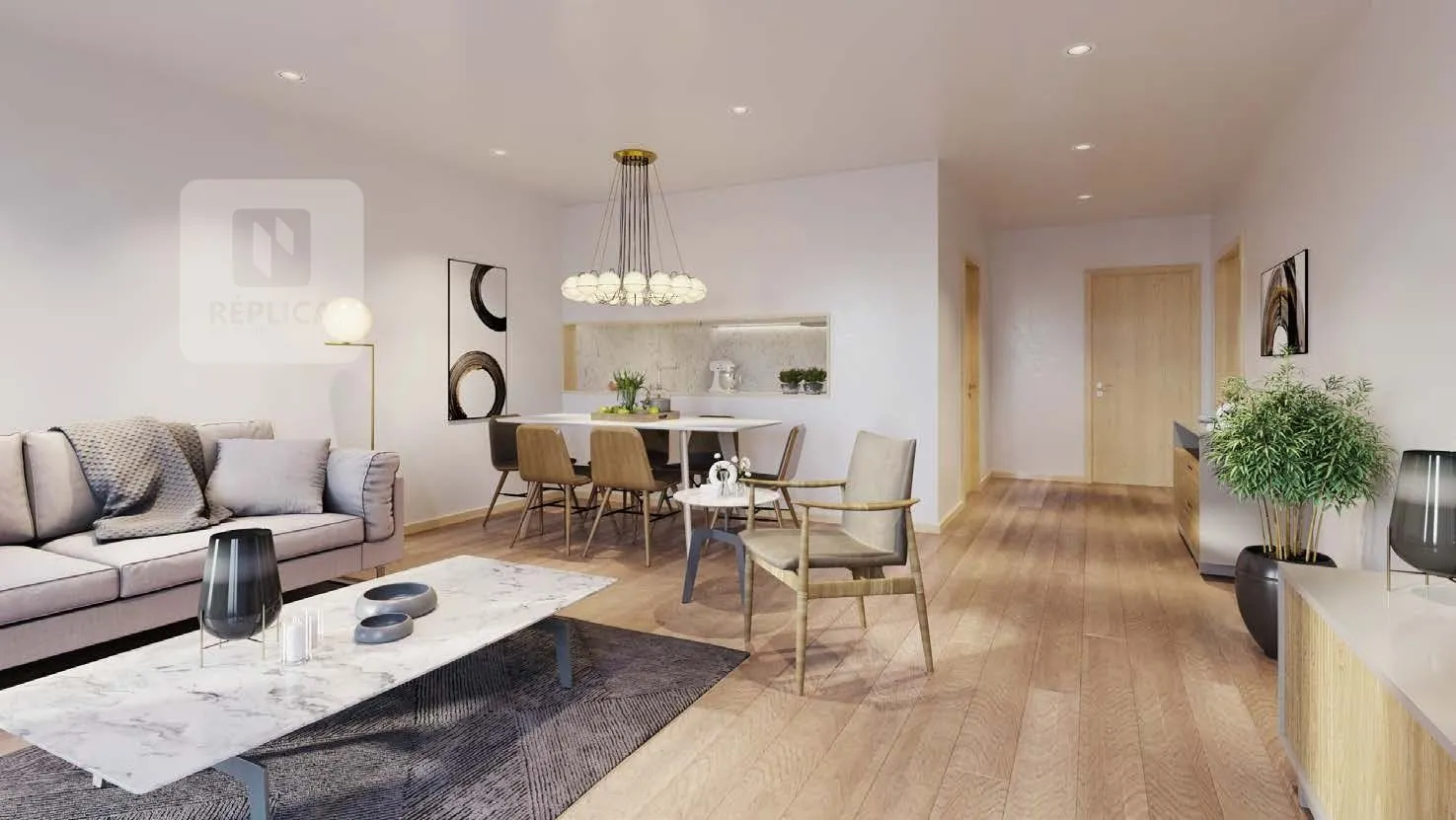 Apartamento T0  junto ao Jardim Paulo Vallada com Varanda