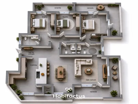 Apartamento T3+2