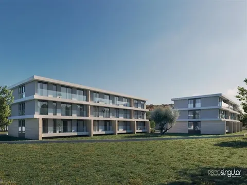 Apartamento T3 em construção c/ 3 frentes e garagem fechada para 2 carros, em Gamil, Barcelos