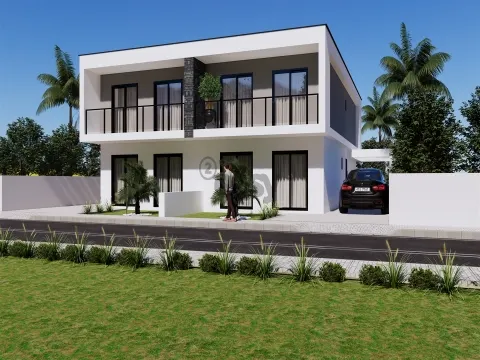 Moradia T4 geminada com piscina em Fernão Ferro