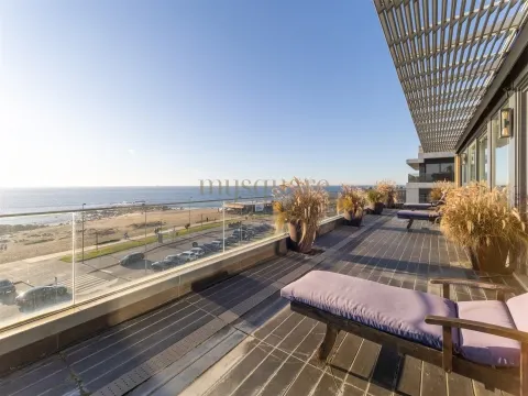 Penthouse duplex de luxe face à la mer à Canidelo, Gaia