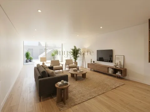 Villa T4 neuve avec piscine privée à Matosinhos – livraison prévue en mai 2026.