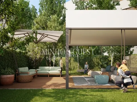3-bedroom flat with sea view and private garden – Vila do Conde