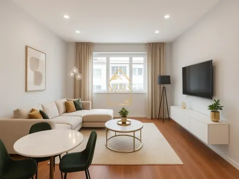 Apartamento T2, Remodelado, Jardim Privativo, Metro, Praça Velasquez, Porto