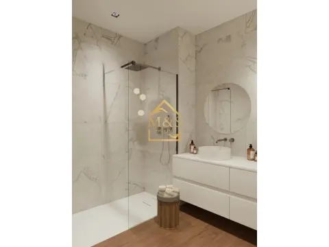 Apartamento T2, varanda, garagem, novo, Maia