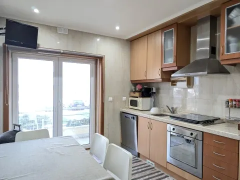 Penthouse-Duplex in Praia da Barra mit Blick auf Meer und Ria