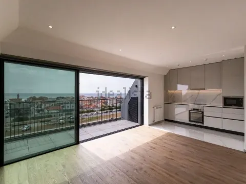 T3 Novo em Espinho com Vista Mar  – 100m da Praia | Box Fechada