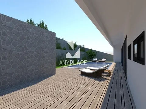 Farm for construction of a luxury villa with an approved project.