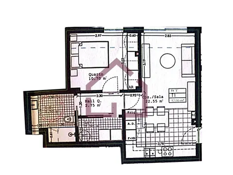 Apartamiento 2 habitaciones