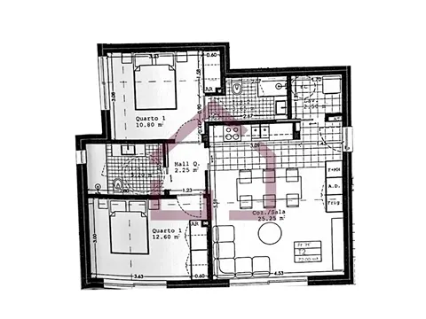 Appartement 2 Chambre(s)