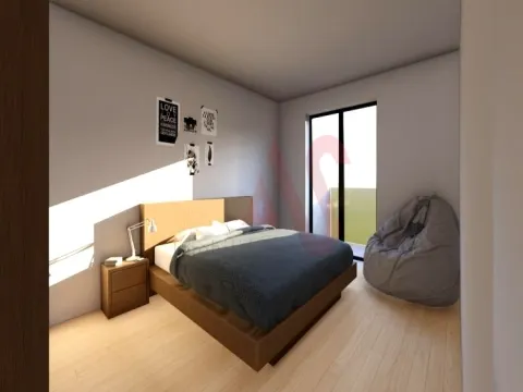 2 bedroom apartment set back in the Edifício Azul development in Trofa, Felgueiras
