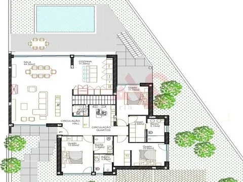Moradia T3 de Luxo com Piscina &#124; Empreendimento Casal das Flores &#124; Braga