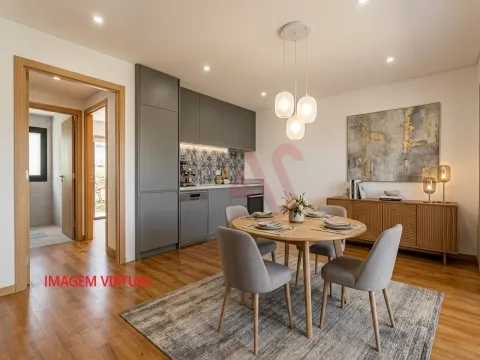 NEU 1-Zimmer-Wohnung mit TERRASSE, 1 Schlafzimmer, Einbauschrank, Infias, Vizela