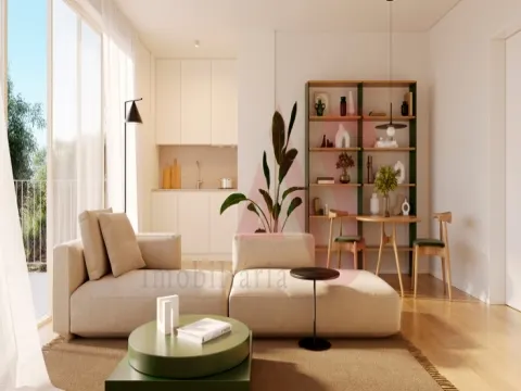 Apartamento T0 Duplex no Moinho de Vento Flats – Leça da Palmeira com Terraço e Varanda