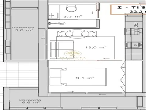 Wohnung 1 Schlafzimmer
