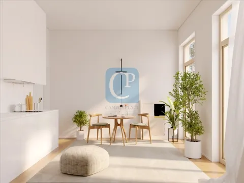 Apartamento T0 em construção no Empreendimento Moinho de Vento Flats em Leça da Palmeira