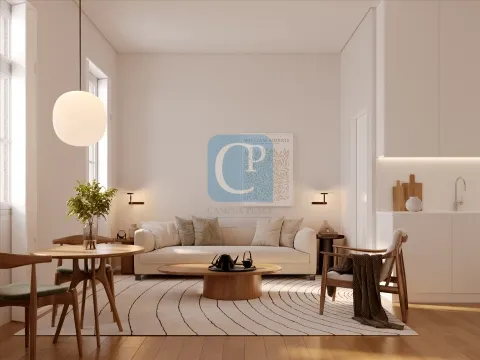 Apartamento T0 em construção no Empreendimento Moinho de Vento Flats em Leça da Palmeira