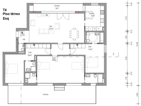 Apartamento T3 - Guarda Inglesa - Coimbra/Venda