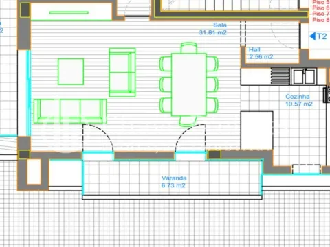 Apartamiento T2+2 DUPLEX