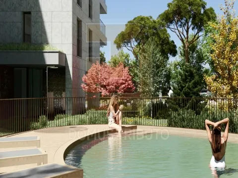 Apartamento T3, em Construção, Condomínio Fechado, Águas Santas, Maia