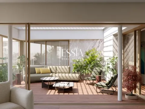 Apartamento de 3 dormitorios con terraza en Foz Villas, en Foz do Douro