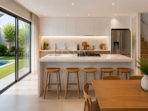 LUXURY 4 bedroom TRIPLEX villa with terrace, garden, swimming pool in the center of Matosinhos Sul