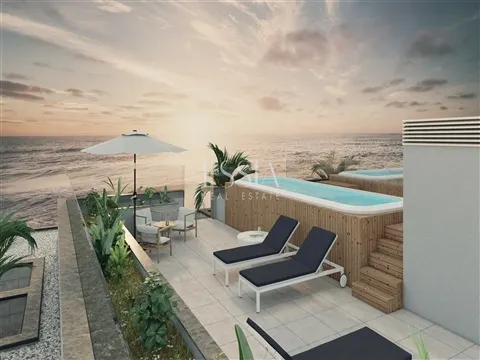 Apartamento T4 com Rooftop de 76.3m2, SwimSpa Vistas Mar - Canidelo