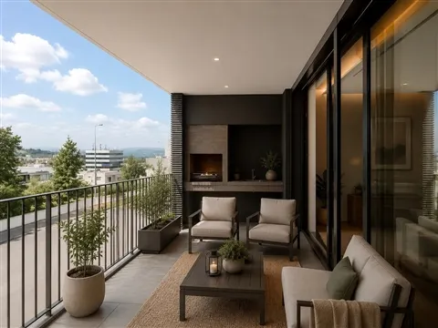 Moderno com Suite, Closet e Terraço XXL