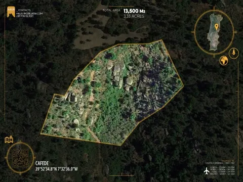 Sanctuaire Hors Réseau 1.3ha | Rochers et Nature | Portugal