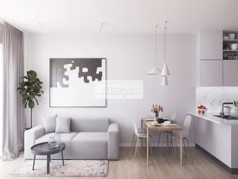 Neue 2-Zimmer-Wohnung mit Garage, im Herzen der Avenidas Novas/730.000€.