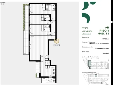Appartement 3 Chambre(s)