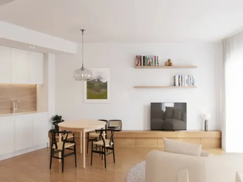 Apartamento T2 com varanda e lugar de garagem, junto ao Polo Universitário