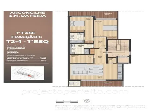 Wohnung 2+1/2 Schlafzimmer