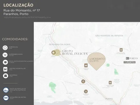 Apartamento T1 de 85 m2 com terraço em Paranhos