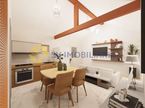 Moradia térrea T1 remodelada em Avintes com pátio e anexo