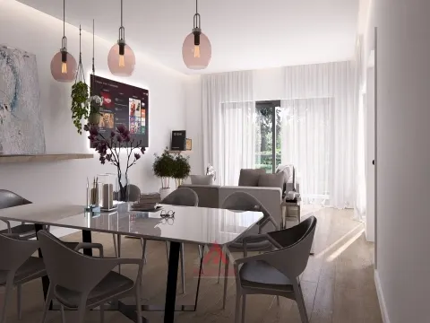 Apartamento T3 - Exposição Solar Nascente/Sul + Terraço c Churrasqueira + Garagem 50M2