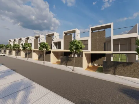 Terrain avec projet approuvé pour une maison T3