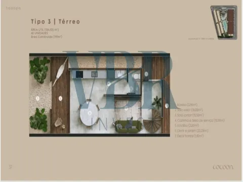 Appartement 3 Chambre(s) Duplex