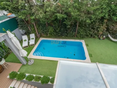 4-Zimmer-Haus mit beheiztem Pool in Alcabideche zu vermieten