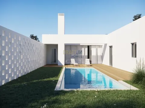 Maison de plain-pied 3 chambres + 1 avec piscine | Ervedeira | Coimbrão