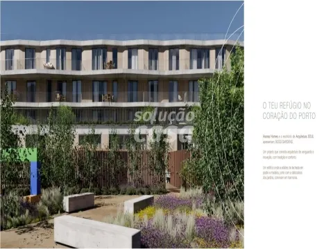 T2 Novo no Empreendimento Boss Gardens em Paranhos, Porto, com Jardim e Terraço!