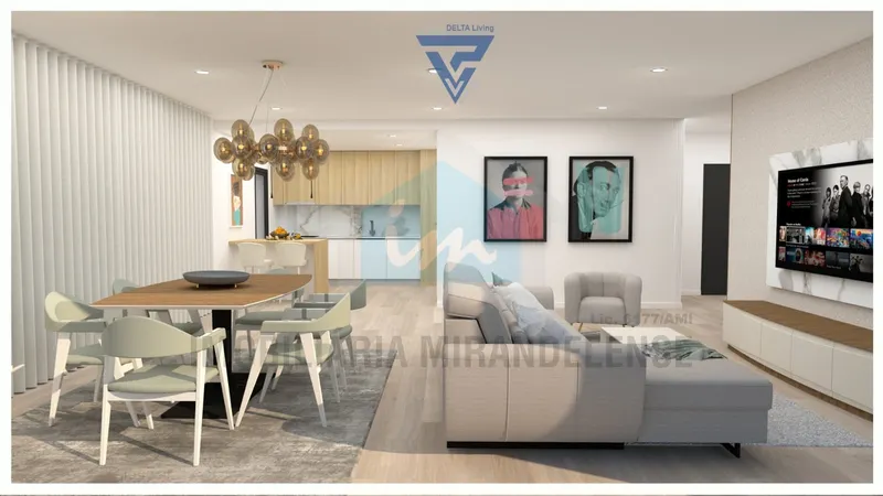 Apartamento T3+1 Duplex novo com terraço à venda na cidade de Mirandela