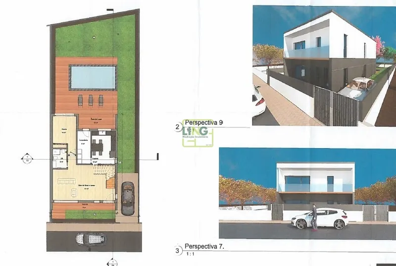 Urban land with 330 m² in a quiet area in Vila de Alcains.