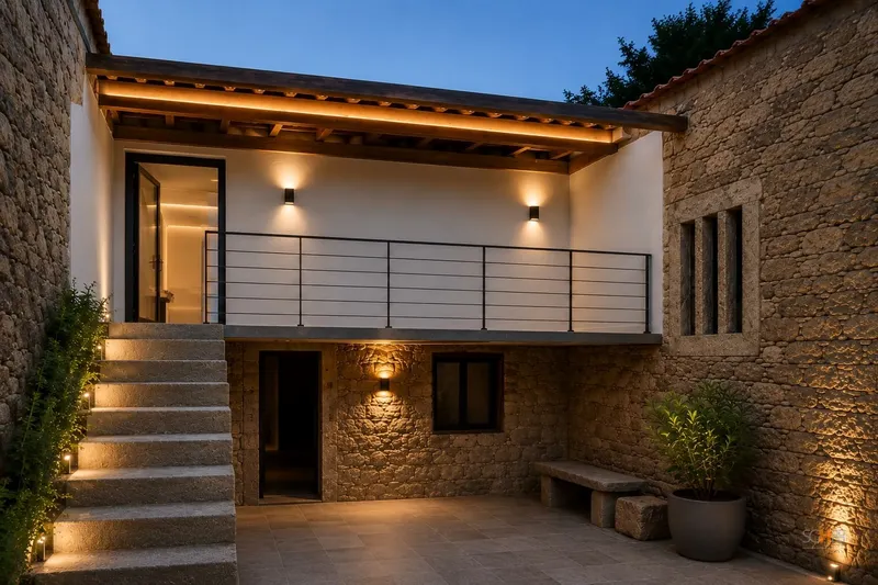 construção nova, logradouro